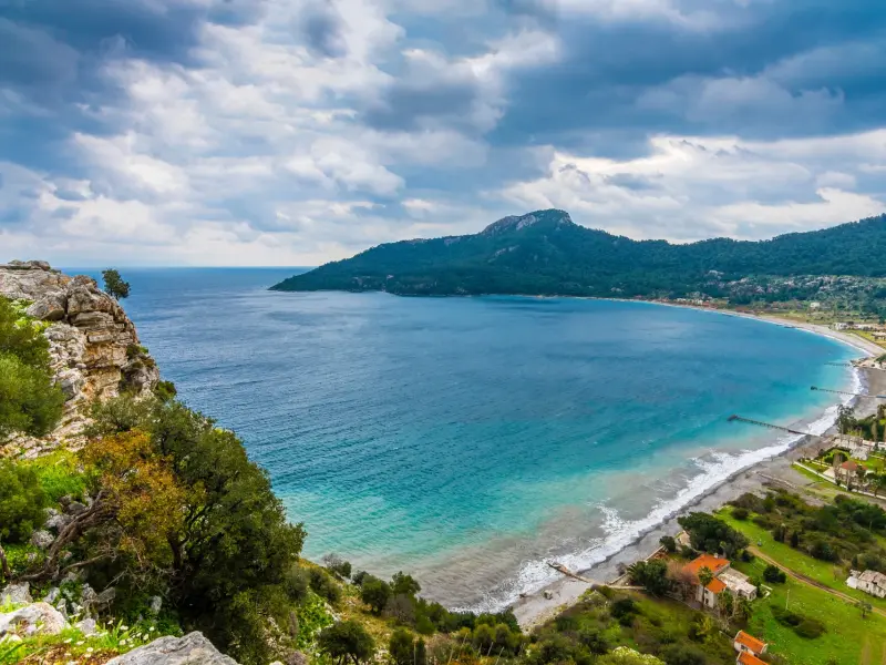 Kumlubuk Beach in Marmaris, Turkey