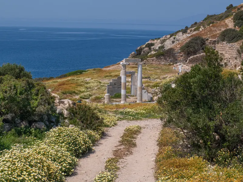 Ancient City of Knidos in Marmaris, Turkey