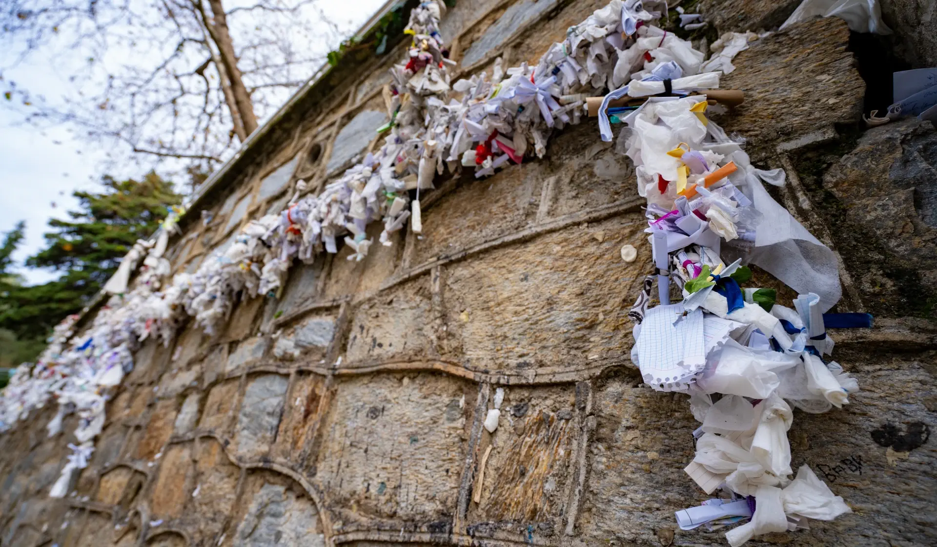 Wishing Wall at the House of the Virgin Mary