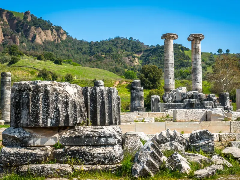 Temple of Artemis at Ephesus in Izmir, Turkey