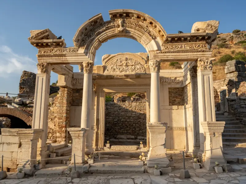 Temple of Hadrian in Izmir, Turkey