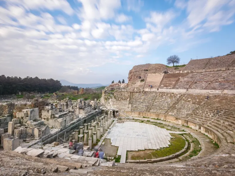 Great Theatre of Ephesus in Izmir, Turkey