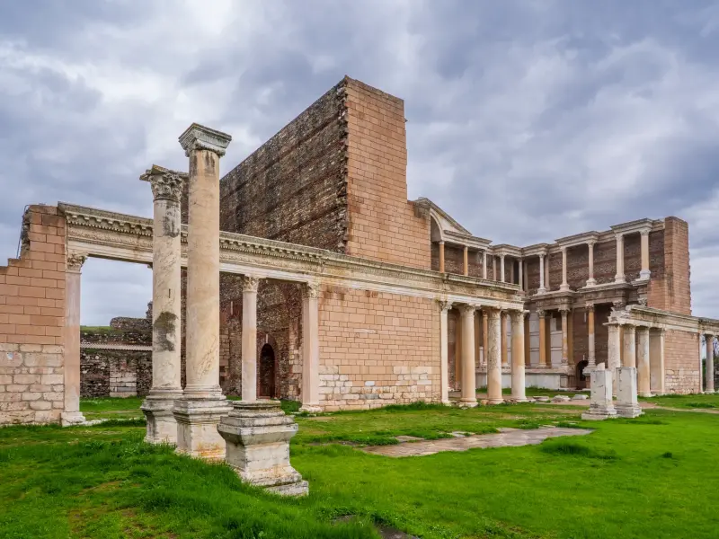Ancient City of Sardis in Izmir, Turkey