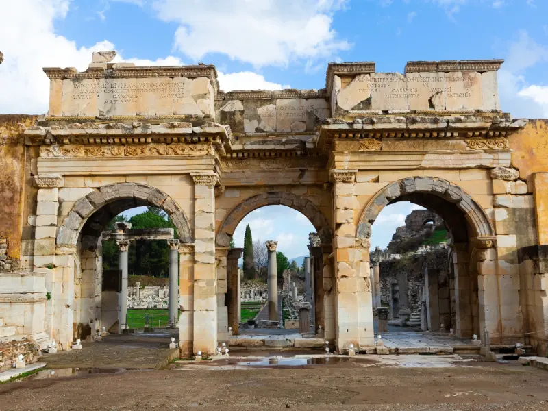 Gate of Mazeus and Mithridates in Izmir, Turkey