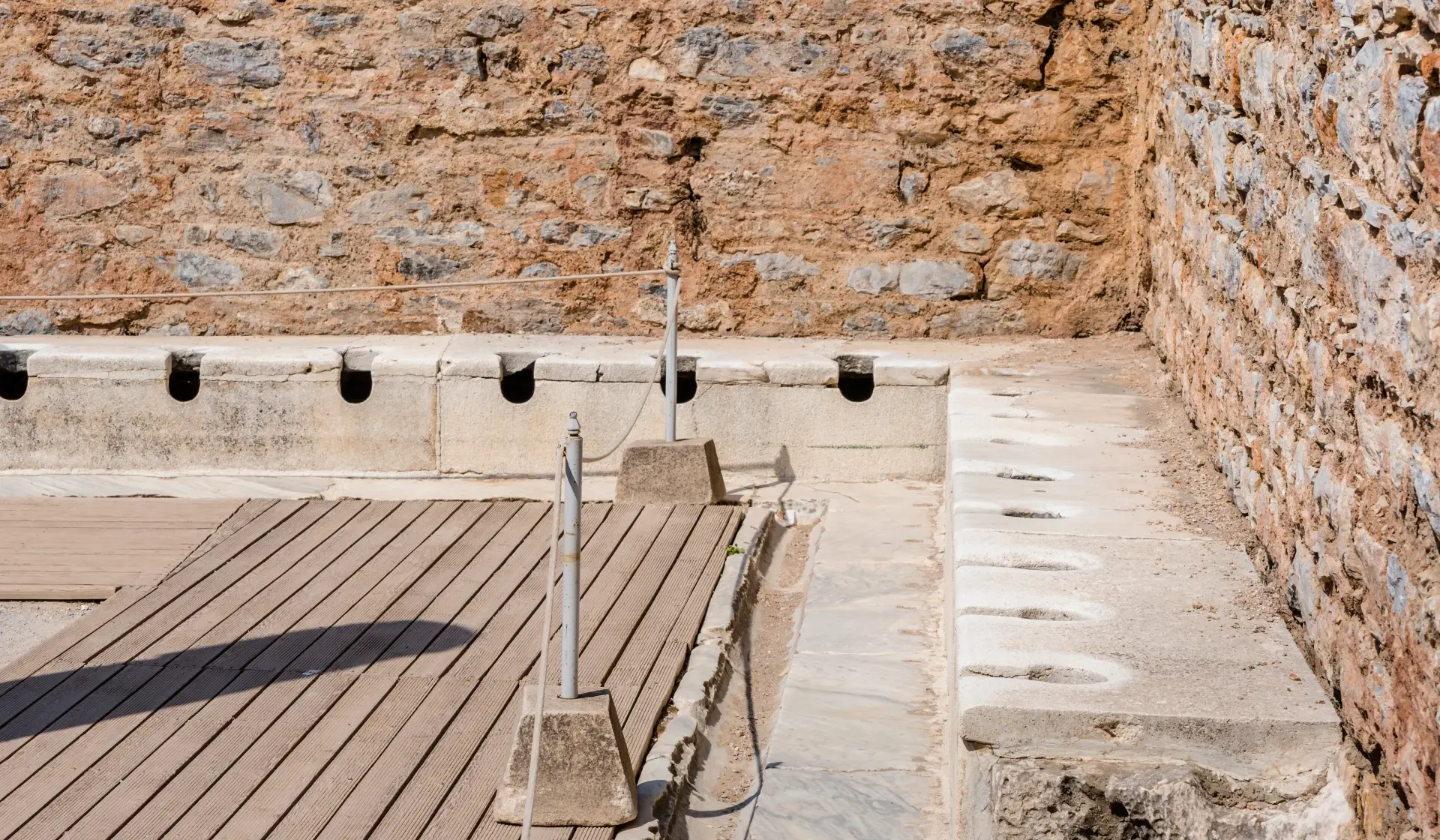 Ancient Public Toilet in Ephesus