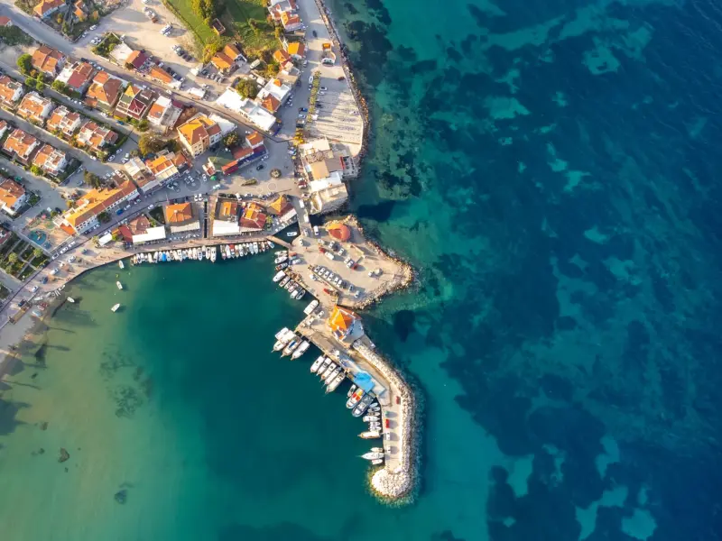 Mordogan Town in Izmir, Turkey