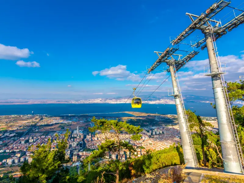 Izmir Cable Car in the Balcova District