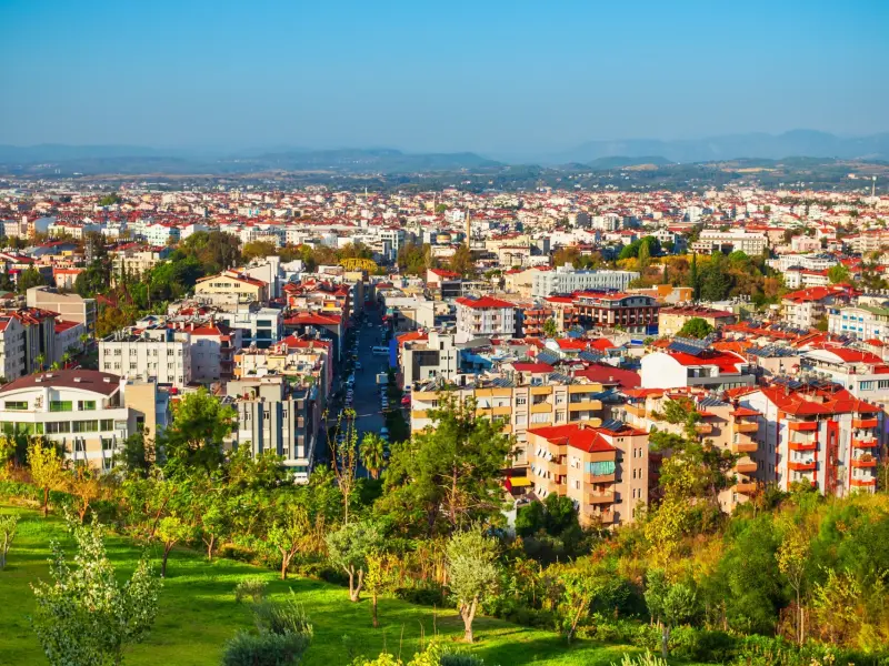 The Resort Town of Manavgat in Manavgat District, Turkey