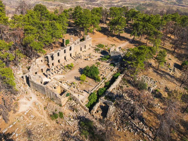 Ancient City of Lyrbe in Manavgat, Turkey