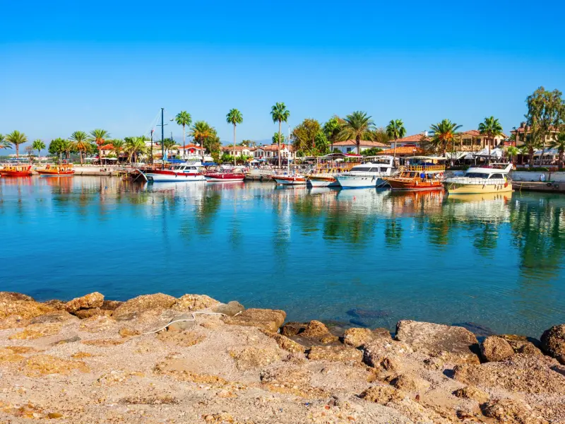 Side Port in Side, Turkey