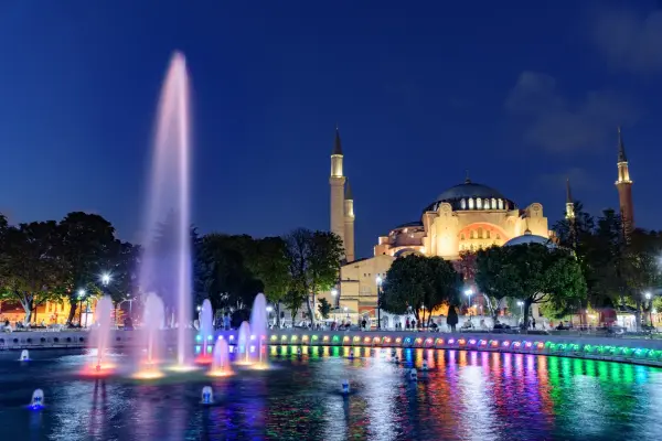 Fountain in Sultanahmet Square