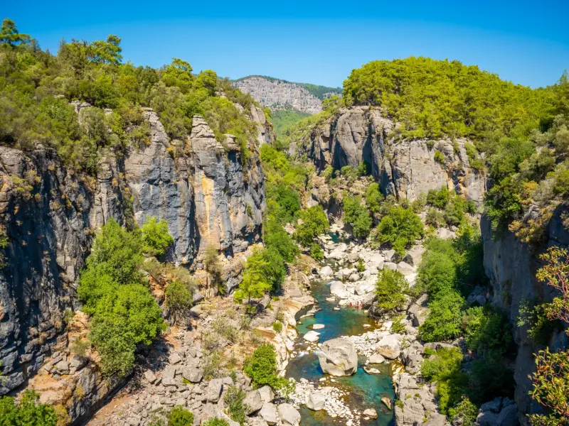 Koprulu Canyon in Belek, Turkey