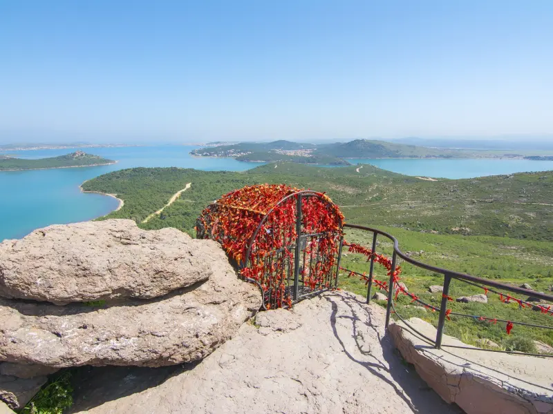 Devil’s Table Rock in Ayvalik, Turkey
