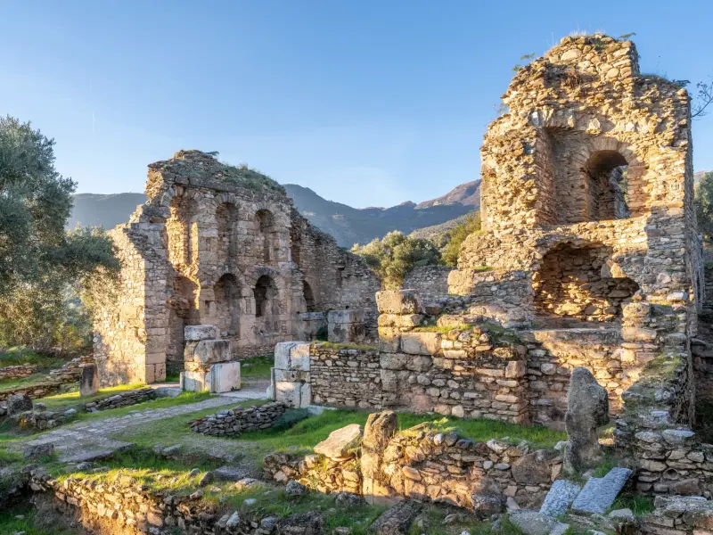 Ancient City of Nysa in Aydin, Turkey