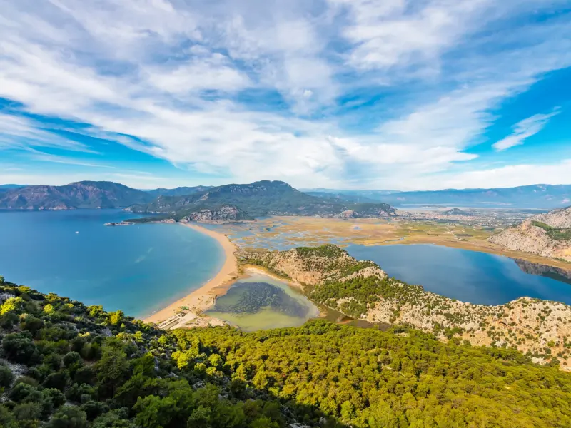 Dalyan Turtle Island in the Dalyan area, Turkey