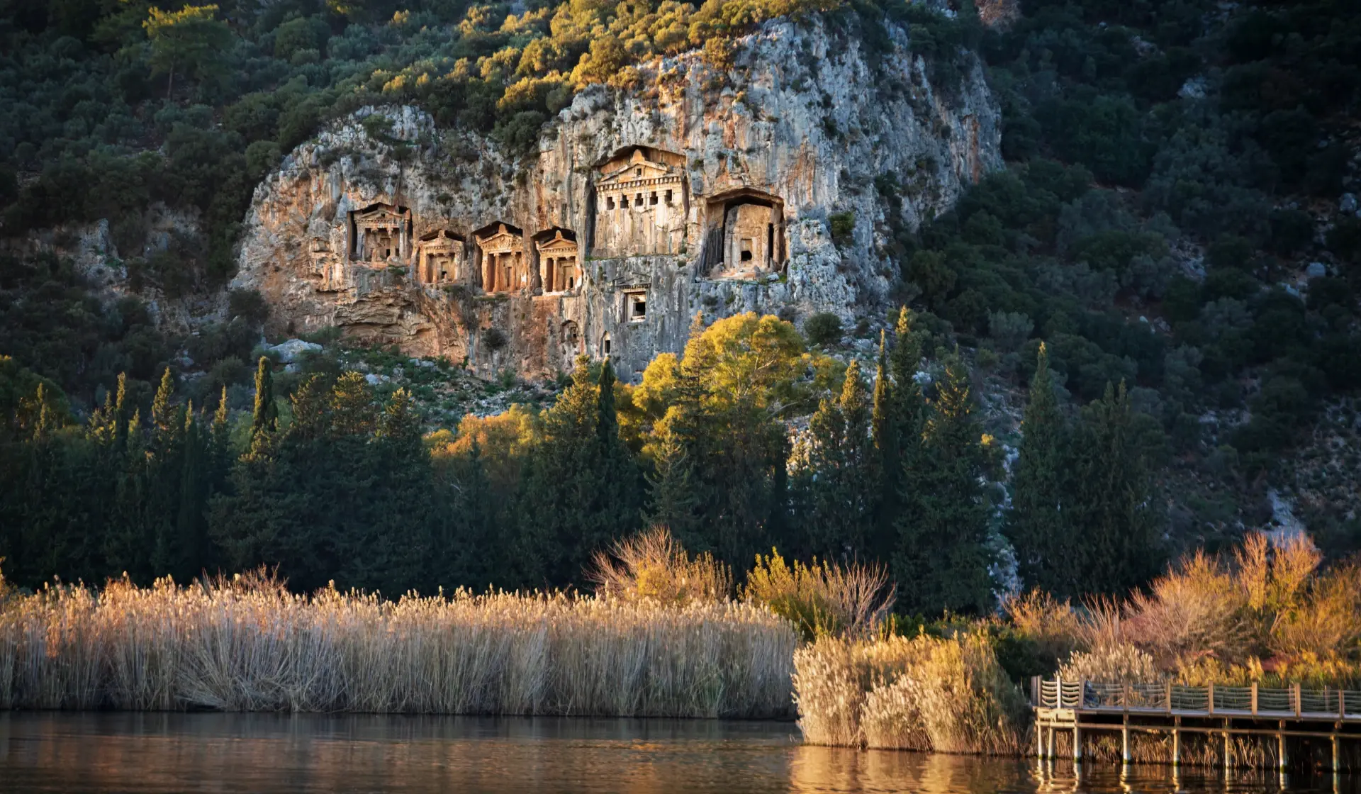 Lycian Tombs in Dalyan