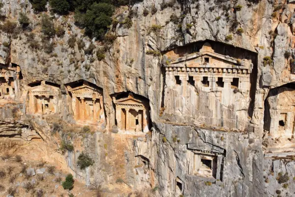 Lycian Tombs in Dalyan