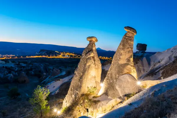 The Three Beauties Rock Pillars