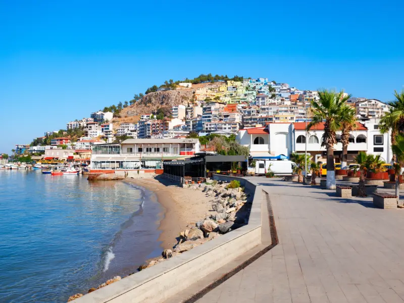 Kusadasi Promenade in Kusadasi, Turkey