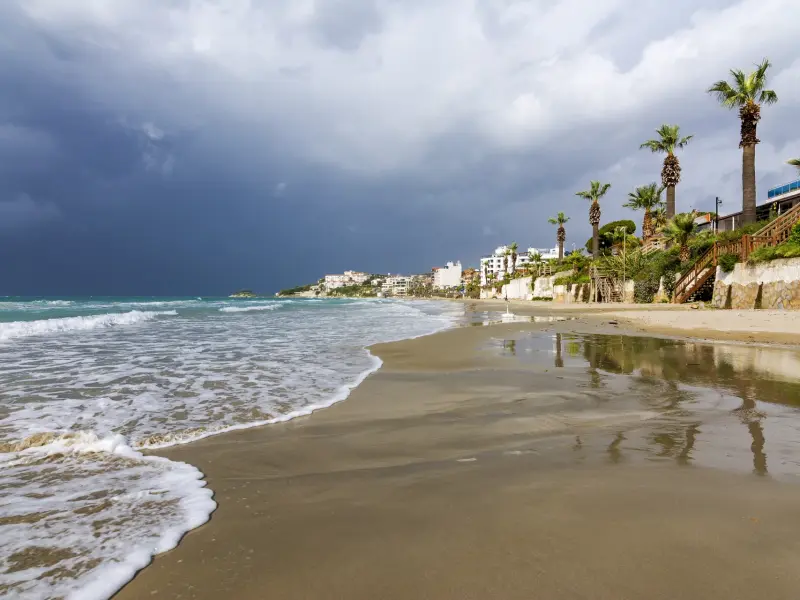 Ladies Beach in Kusadasi, Turkey