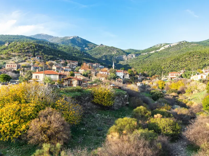Doganbey Village in Kusadasi, Turkey