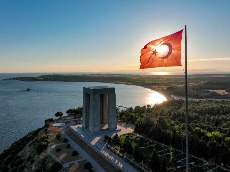Dardanelles Strait and Assos (Behramkale), Turkey