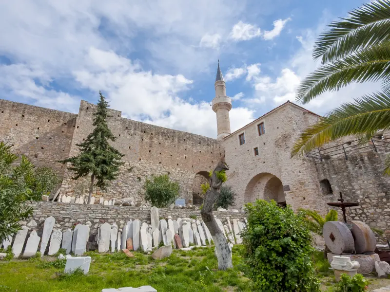 Genoese Fortress of Cesme in the Center of Cesme, Turkey