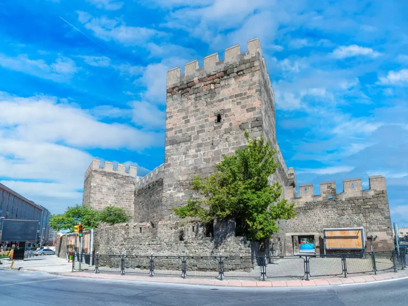 Kayseri Castle in central Kayseri, Turkey