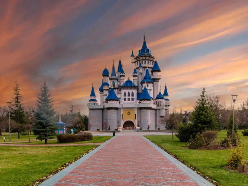 Sazova Park in Eskisehir, Turkey
