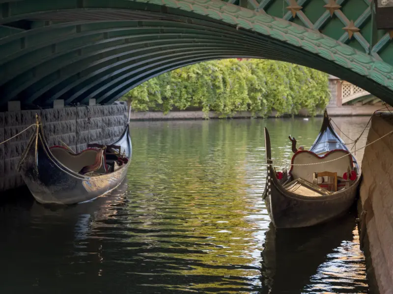 Gondola Pier in Eskisehir, Turkey