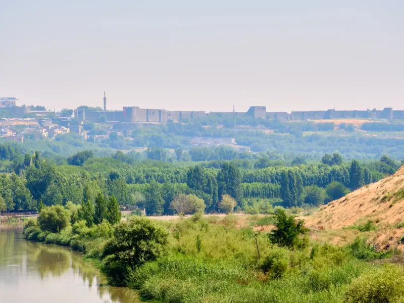 Diyarbakir City Walls in Diyarbakir, Turkey