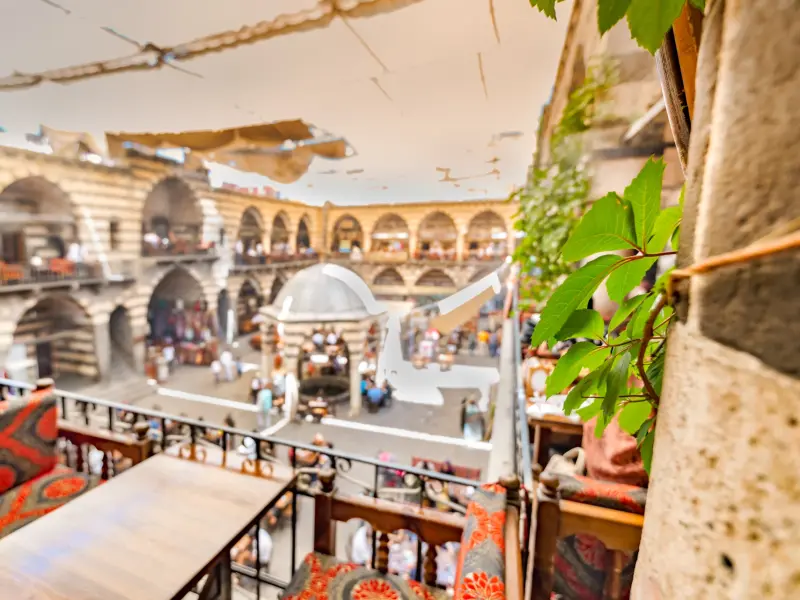 Hasan Pasha Caravanserai in Diyarbakir, Turkey
