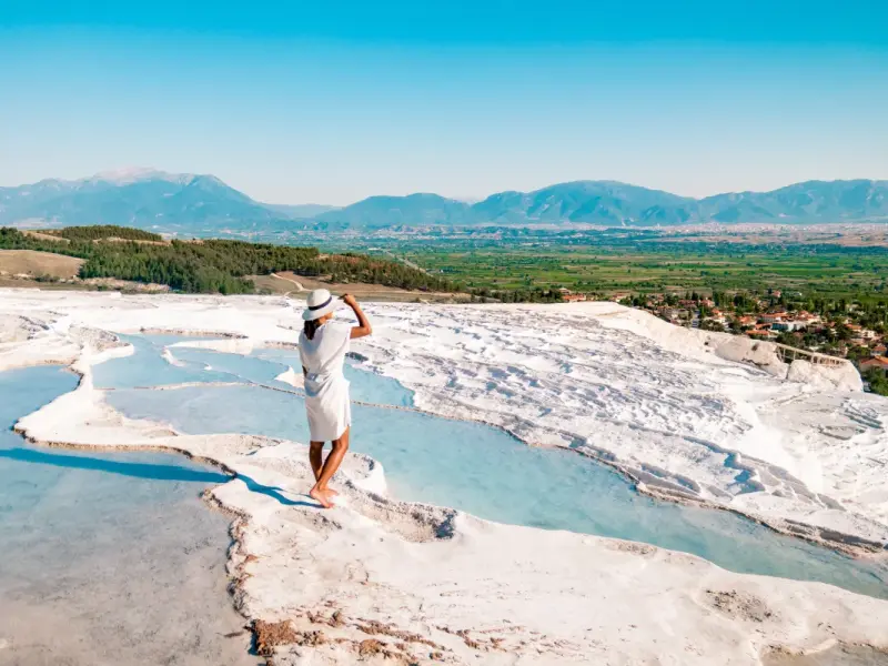 Pamukkale Hot Springs - Pamukkale, Turkey
