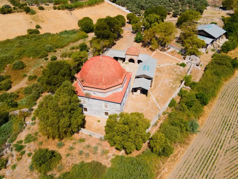 Ilyas Bey Kulliyesi Mosque in Didim, Turkey