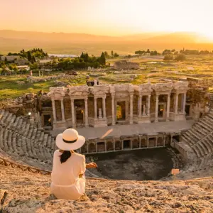 Amphitheater in Pamukkale