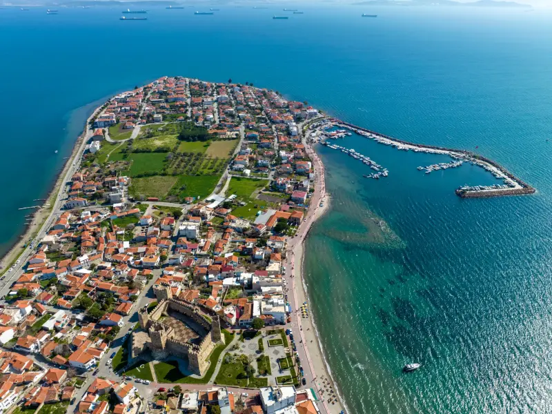 Dikili Promenade in Izmir, Turkey