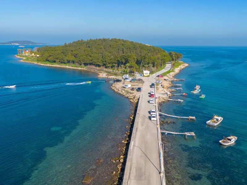 Karantina Island in Izmir, Turkey