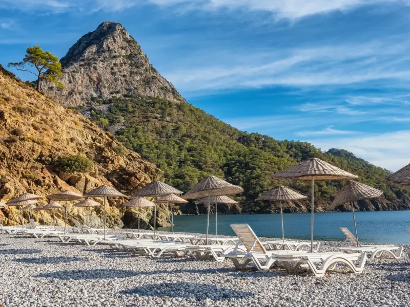 Plaża Adrasan w Adrasanie, Turcja