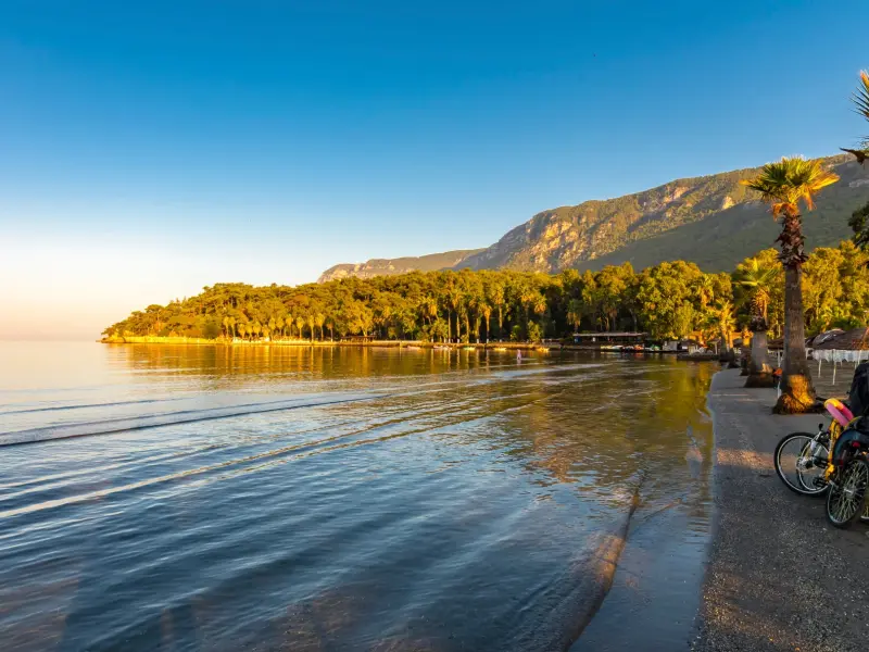 Akyaka Beach in Akyaka, Turkey
