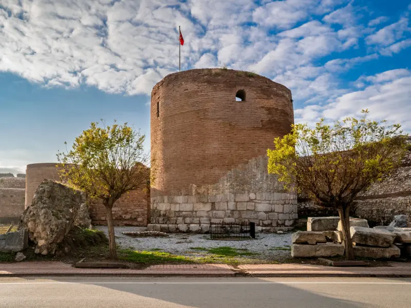 Stadtmauern von Iznik in Iznik, Turkei