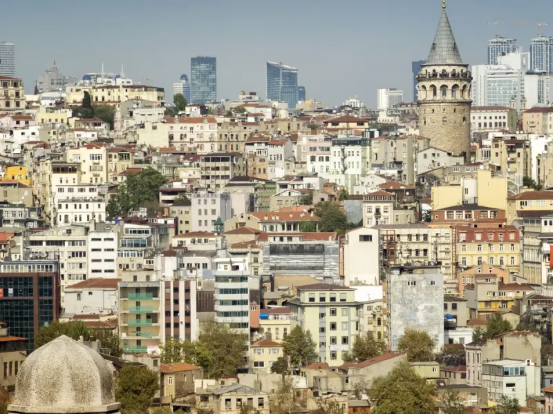 Viewing Terrace of Suleymaniye Mosque - Istanbul, Turkey