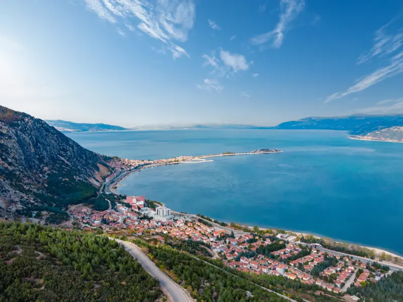 Lake Egirdir in Egirdir, Turkey