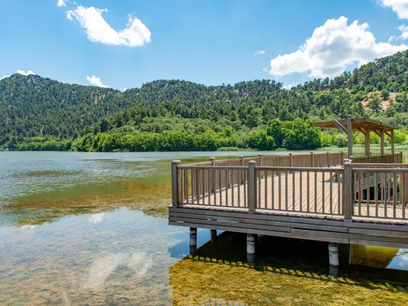 Kovada Lake National Park in Egirdir, Turkey