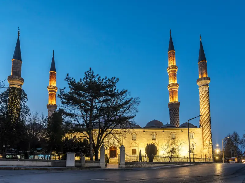 Uc Serefeli Mosque in Edirne, Turkey
