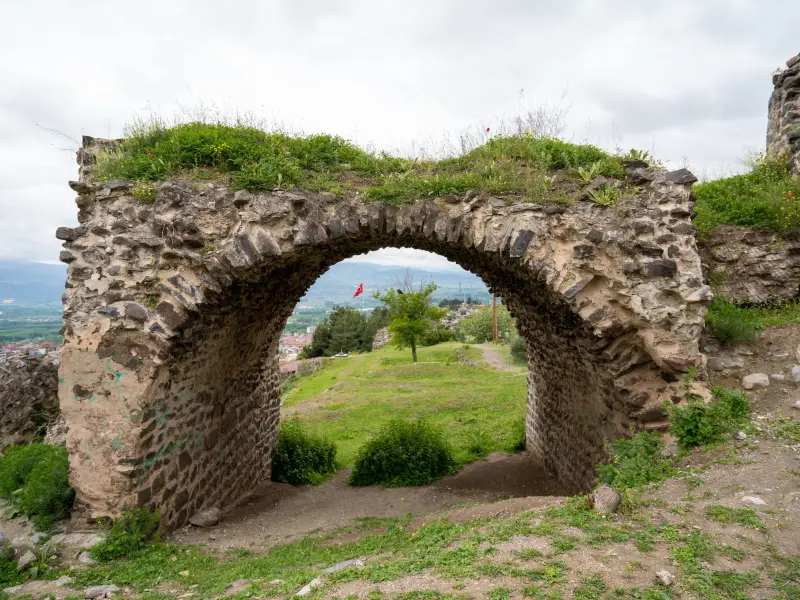 Niksar Castle Ruins in Tokat, Turkey