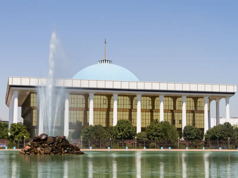 Senate of the Oliy Majlis of the Republic of Uzbekistan in Tashkent