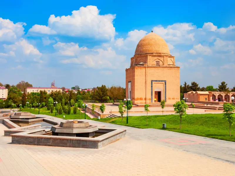 Rukhabad-Mausoleum in Samarkand, Usbekistan