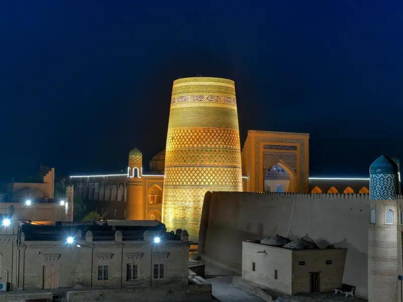 Kalta Minor Tower in Khiva, Uzbekistan
