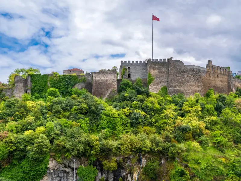 Fortress of Trapezunt (modern Trabzon) in Ortahisar, Trabzon, Turkey