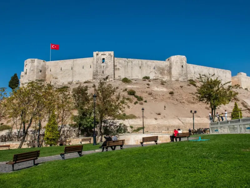 Gaziantep Castle in the Şahinbey district, Gaziantep